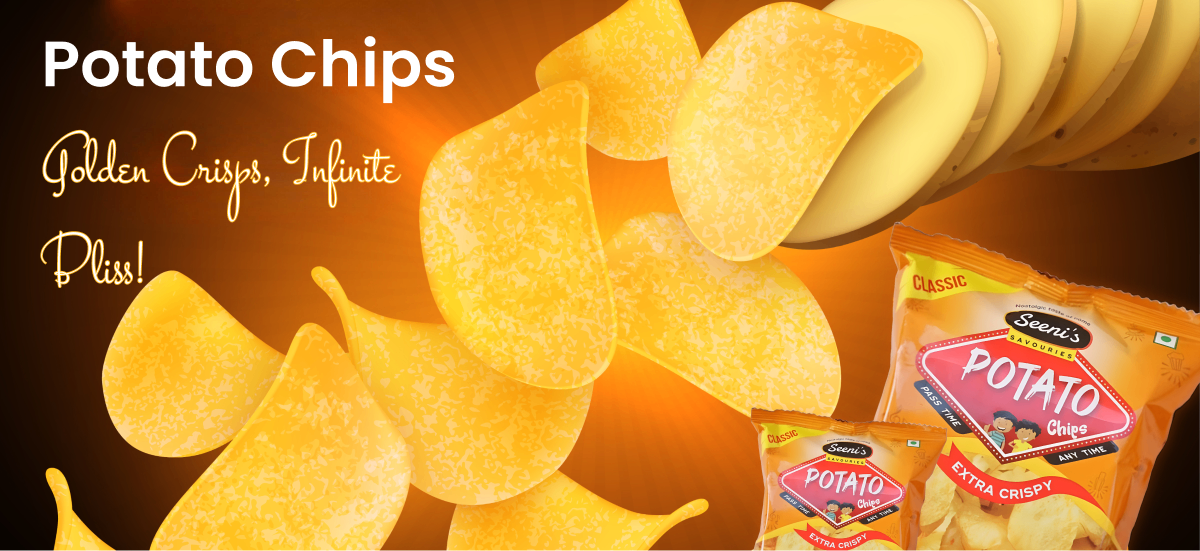 crispy potato chips, extra crunchy