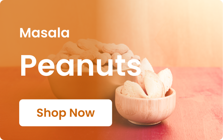 masala peanuts in bowls