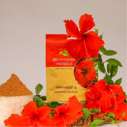 Sembaruththi(Hibiscus) Podi - செம்பருத்தி பூ பொடி