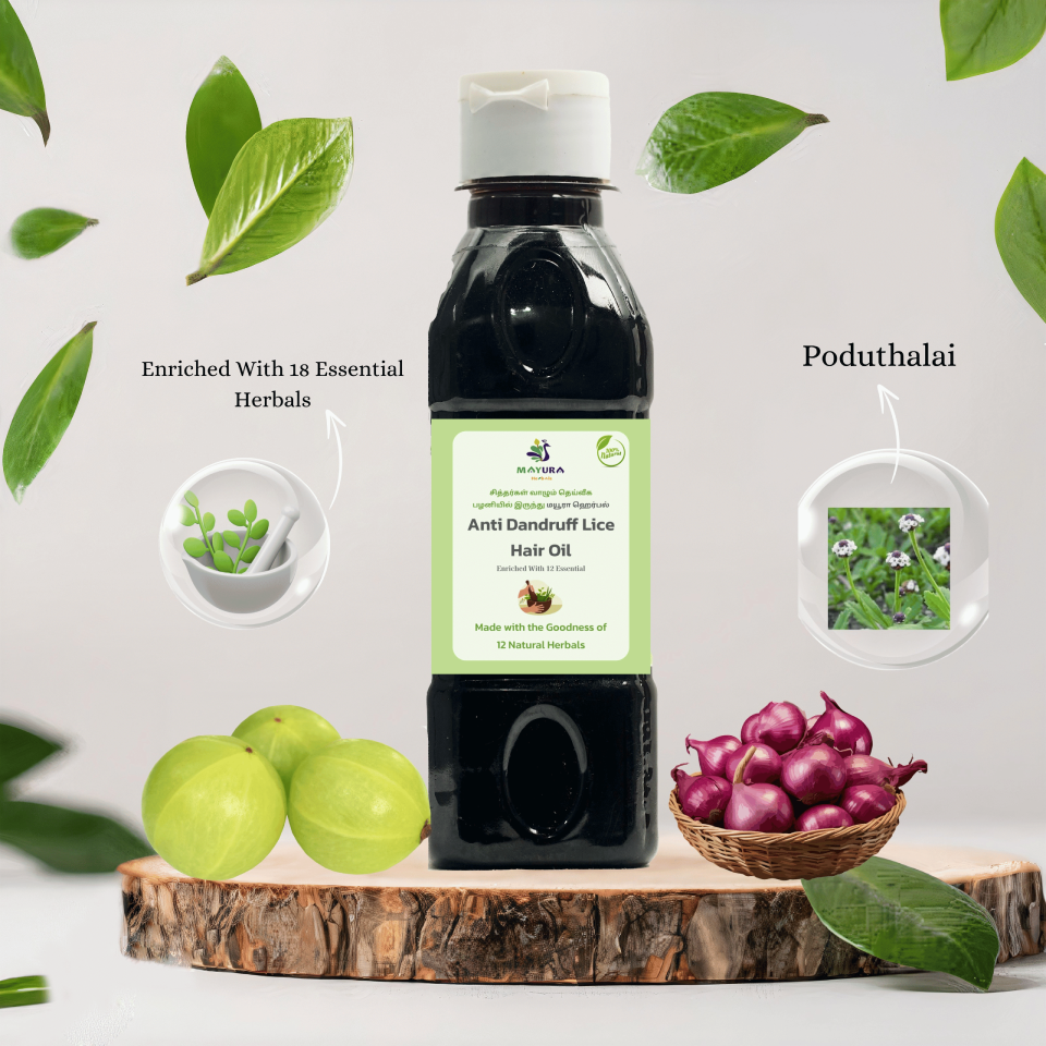 Anti Dandruff Lice Hair Oil - 200 ML