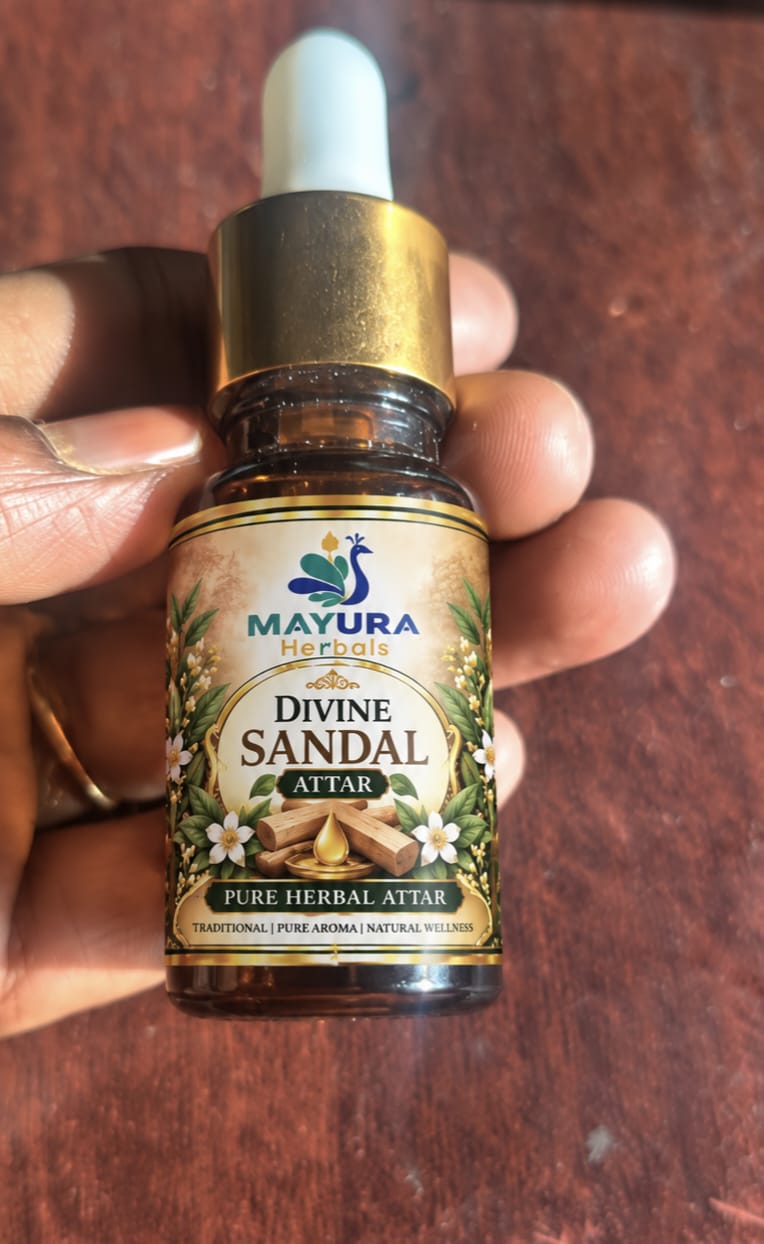 Divine Sandal Oil – Traditional Herbal Fragrance for Pooja