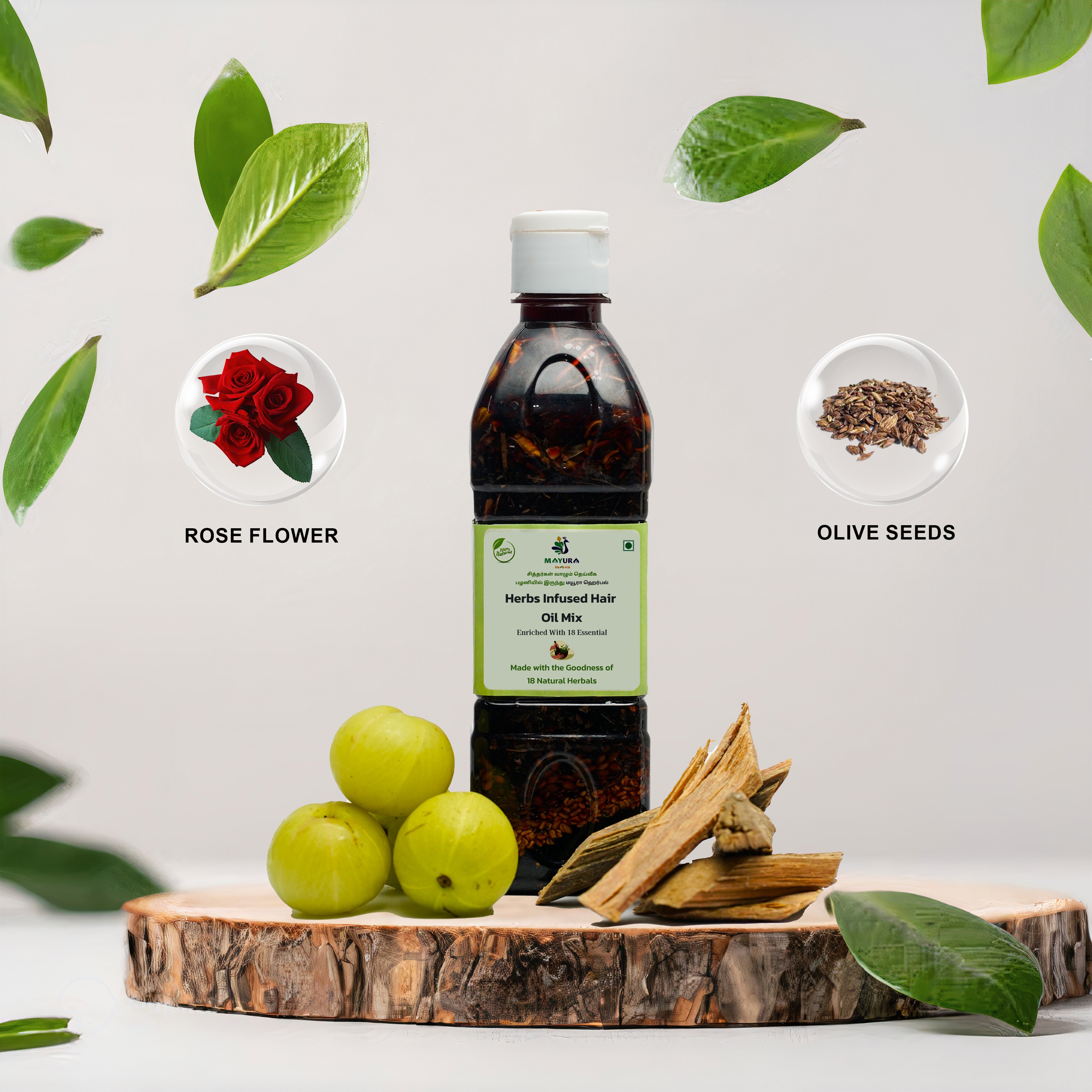 Herbs Infused Hair  Oil Mix - 500 ML