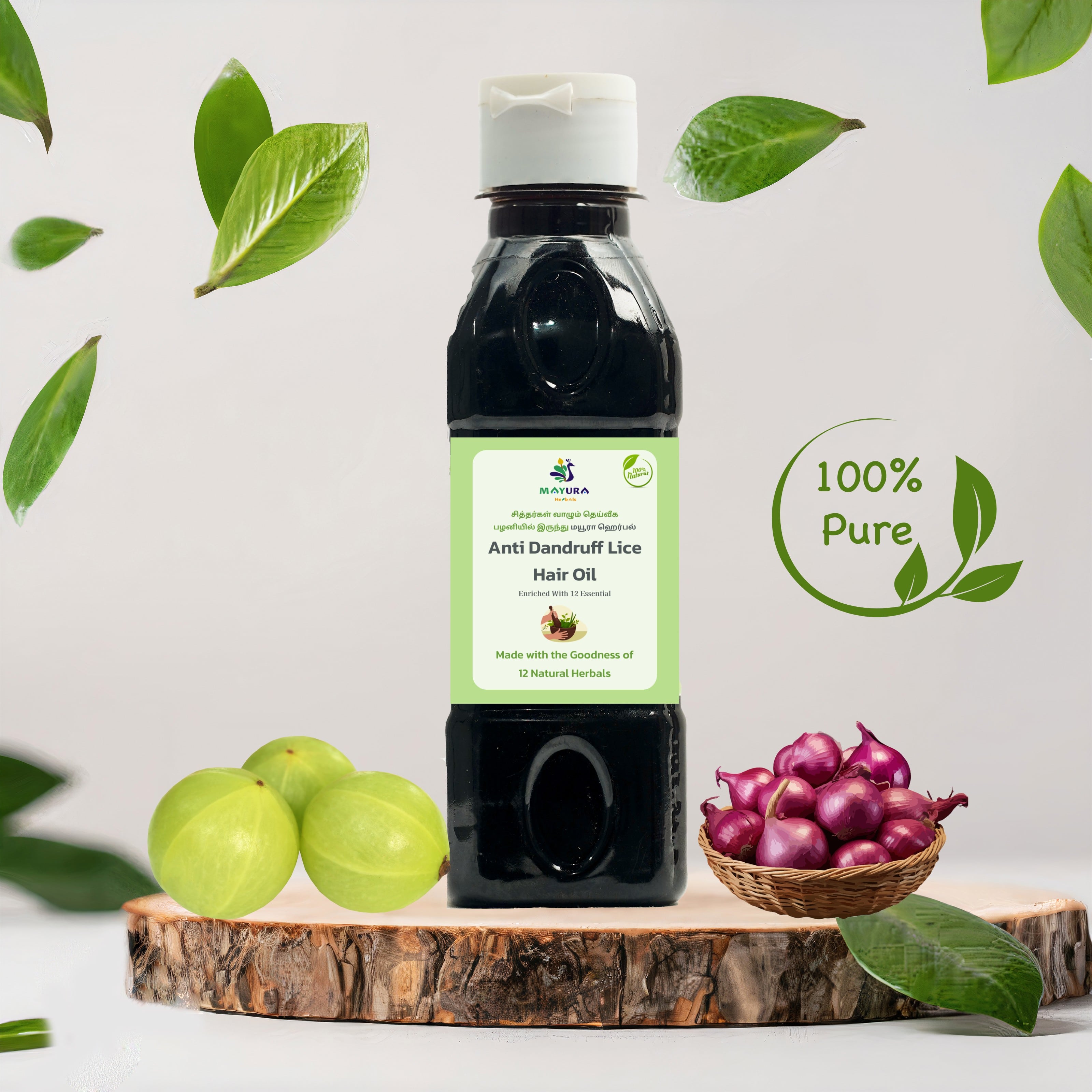 Antidandruff oil with oil 1/2 liter bottle