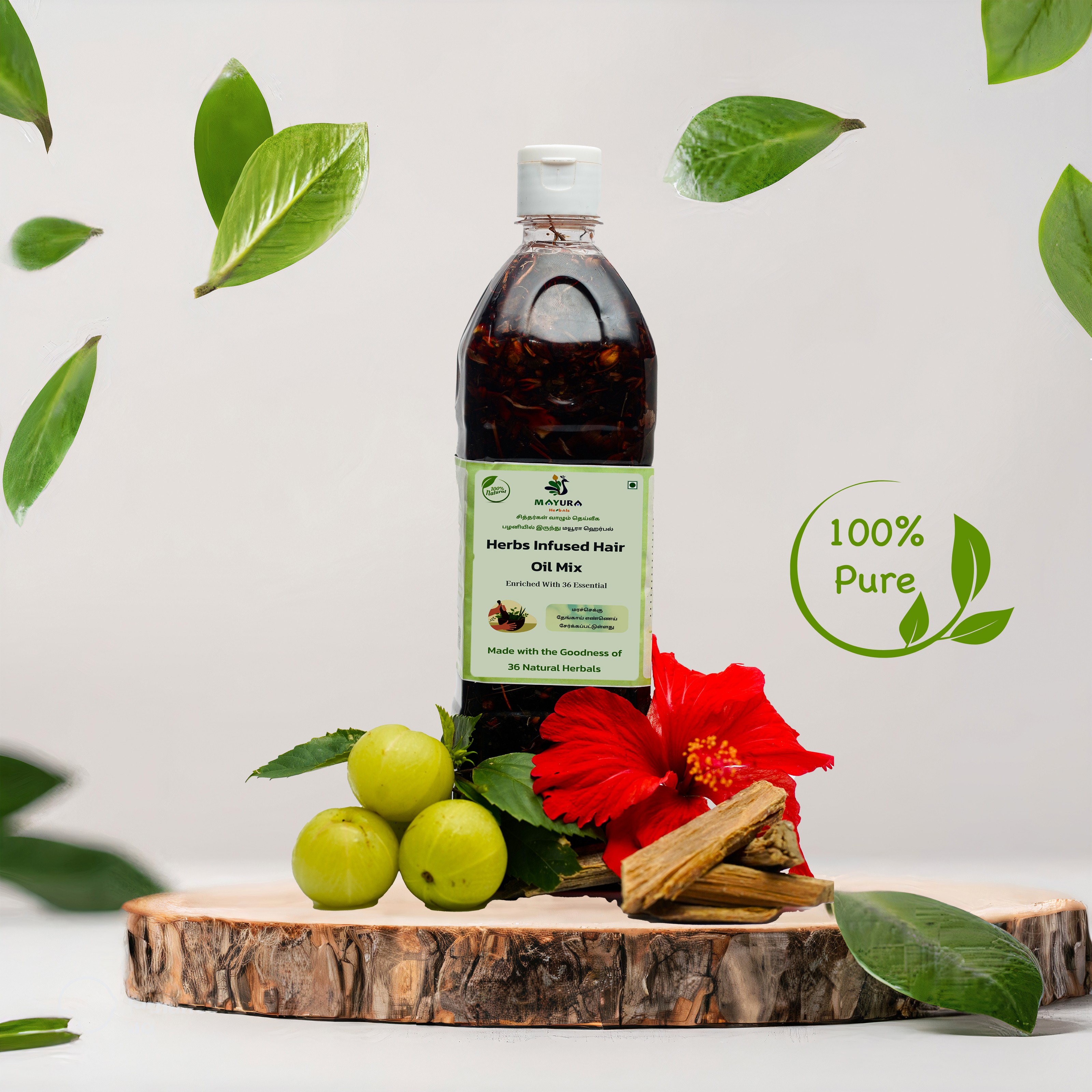 Herbs Infused Hair  Oil Mix - 1 LIT