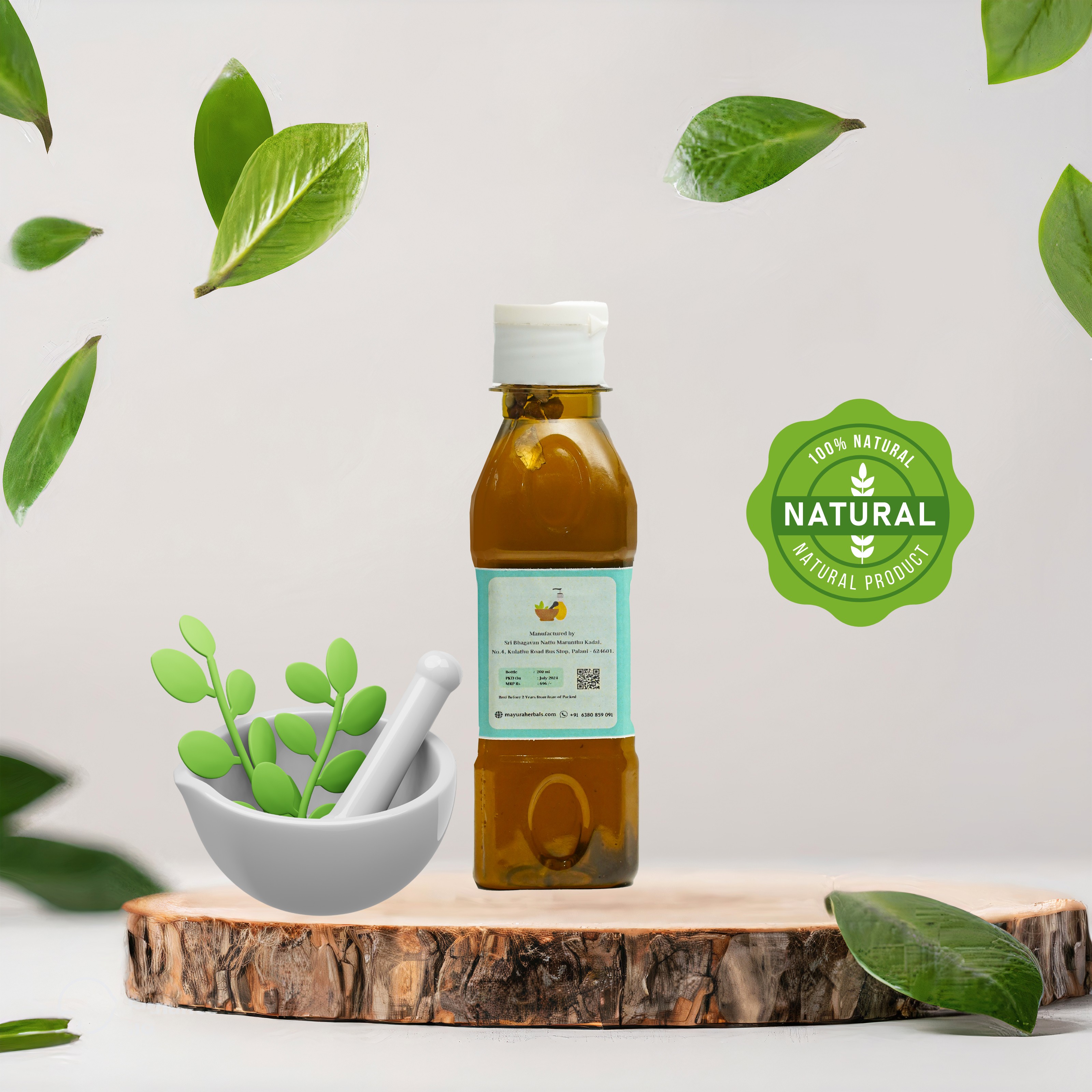 Citrullus Colocynthis,Bilter Apple Hair Oil-200 ML
