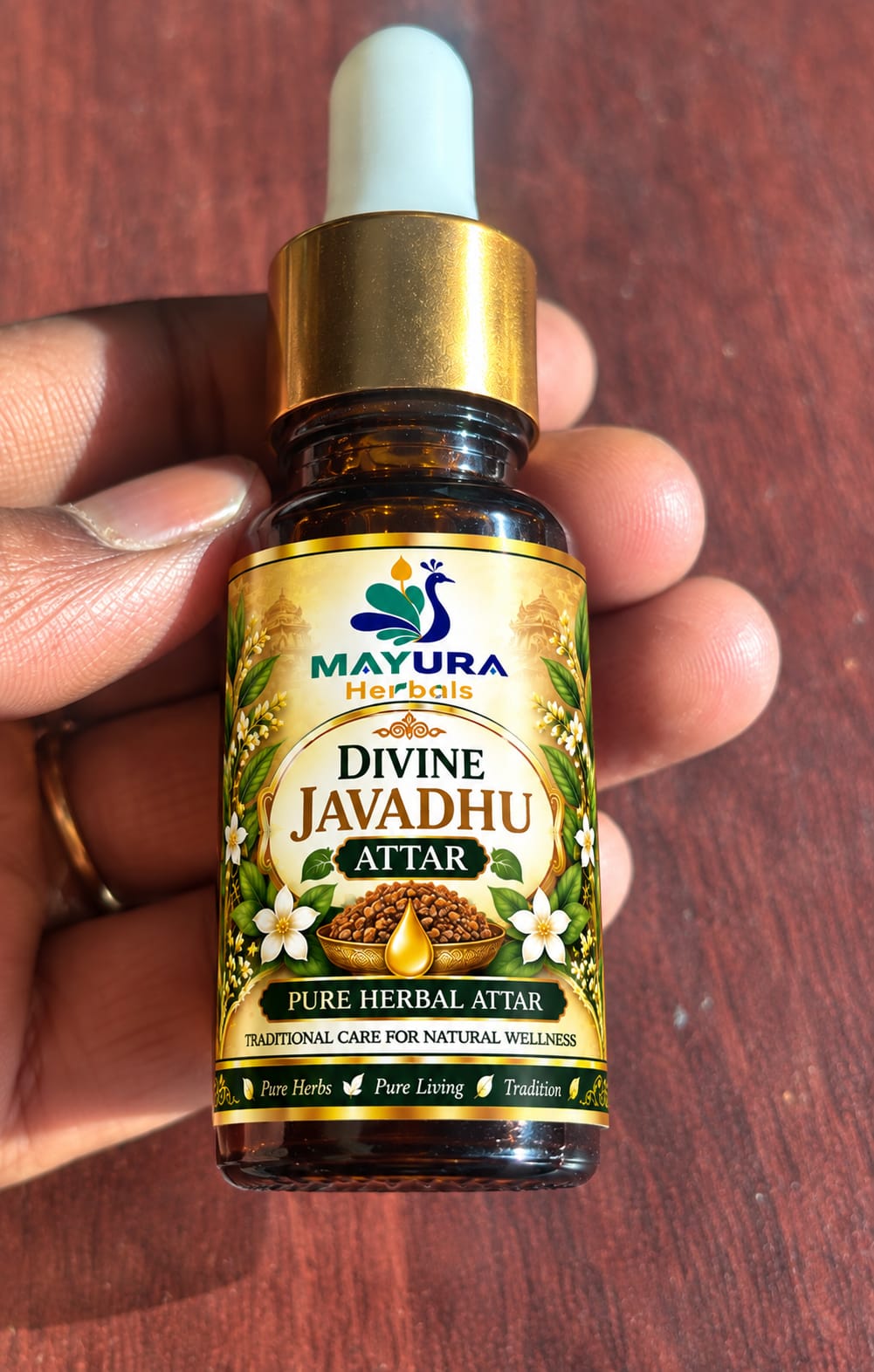 Divine Javadhu Attar – Traditional Herbal Fragrance for Pooja