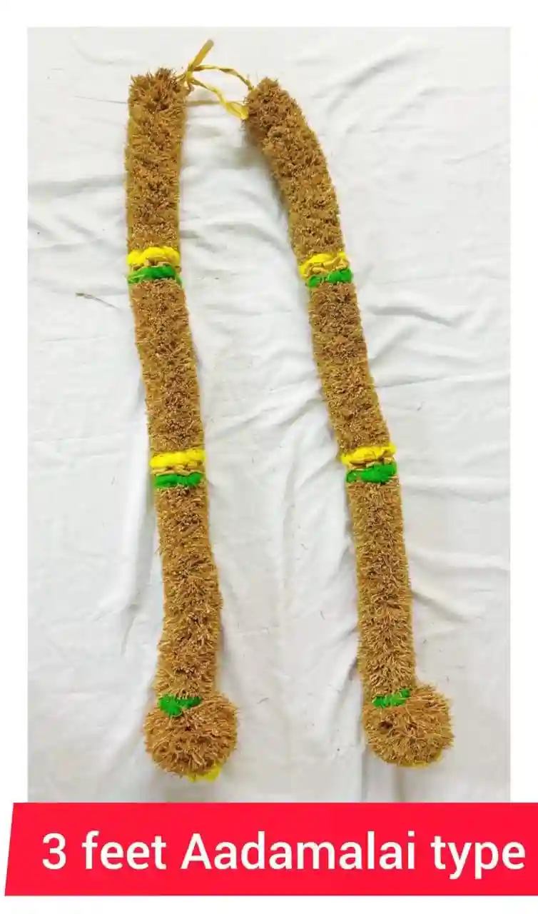 Vetiver Garland – Andal Malai Style ( set of 2, 3 Feet / 36-38 Inches each )