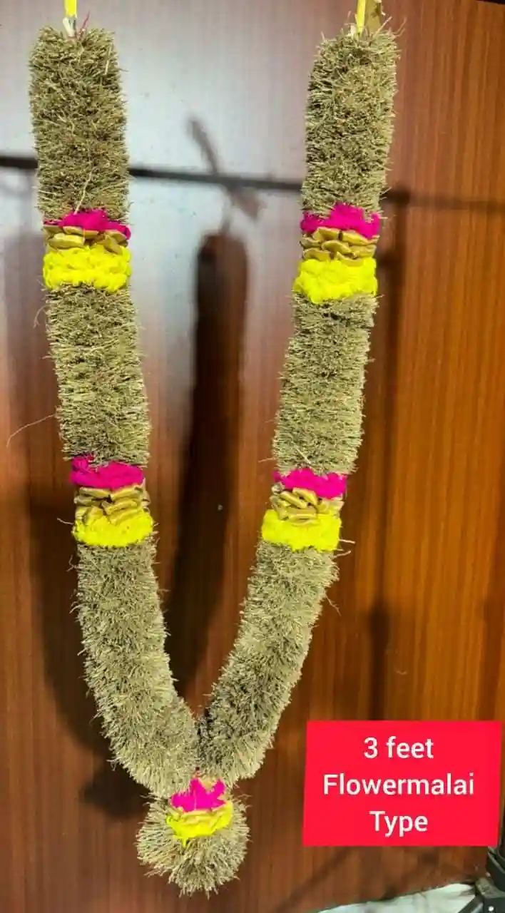 Vetiver Garland – Flower Malai Style ( 3 Feet / 36-38 Inches )1 Kg