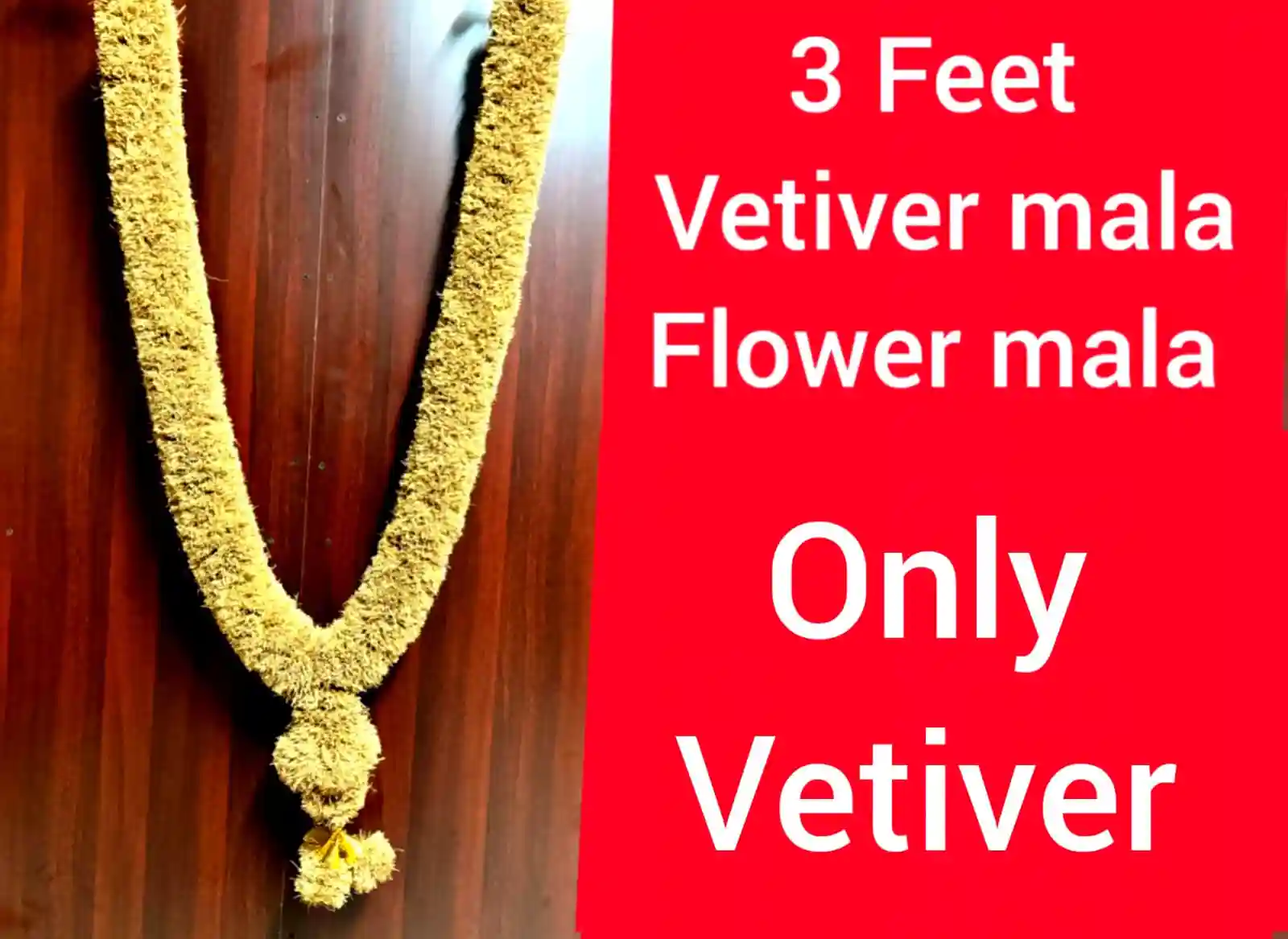 Fully Vettiver garlands (3 Feet)