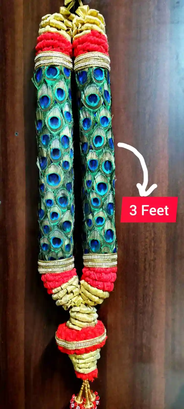 Peacock Garland ( 3 Feet)