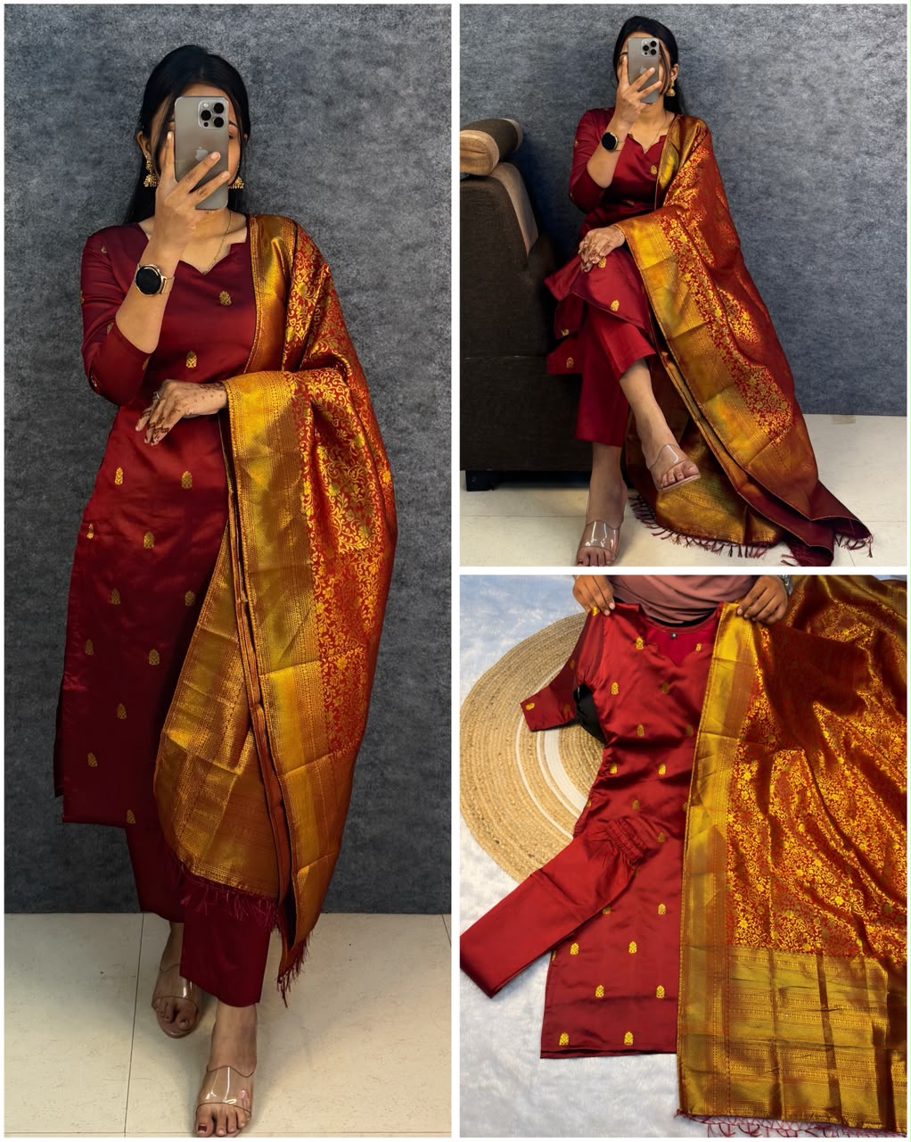 Banarasi Grand Kurti Set (BK03)