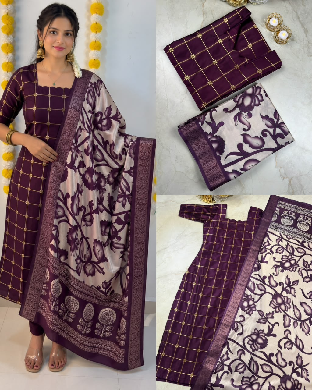 Check Weaving Kurti (RSK02)