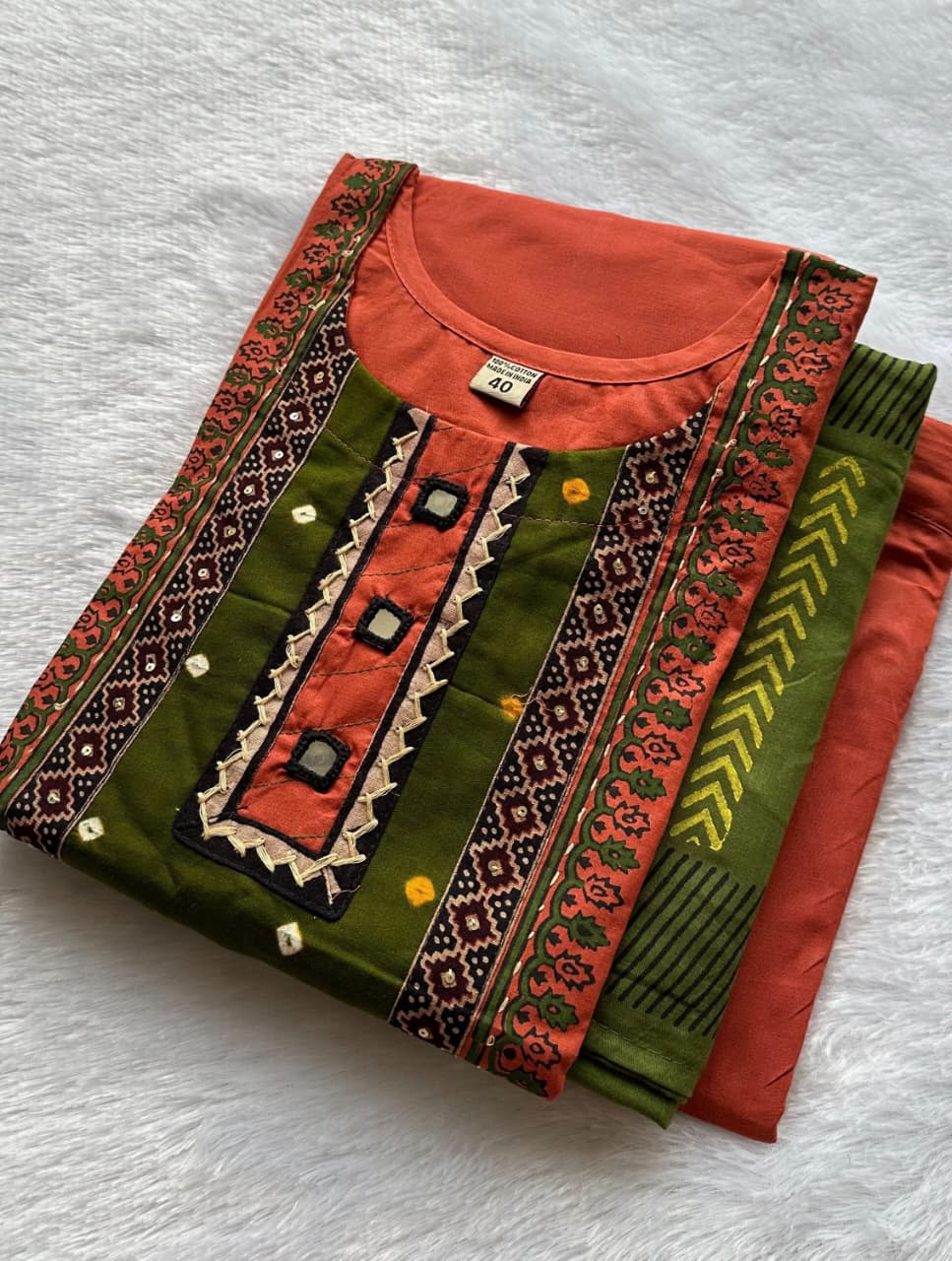 PREMIUM RICH DHABU COTTON SUIT (PK04)