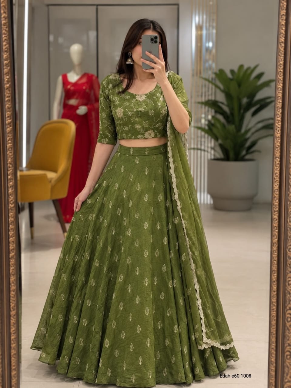 Rangoli Crushed Lehenga (GL1)