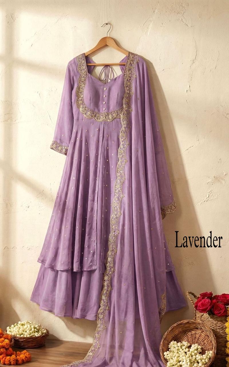 Vichitra Silk skirt and cape pcs (VSK08)