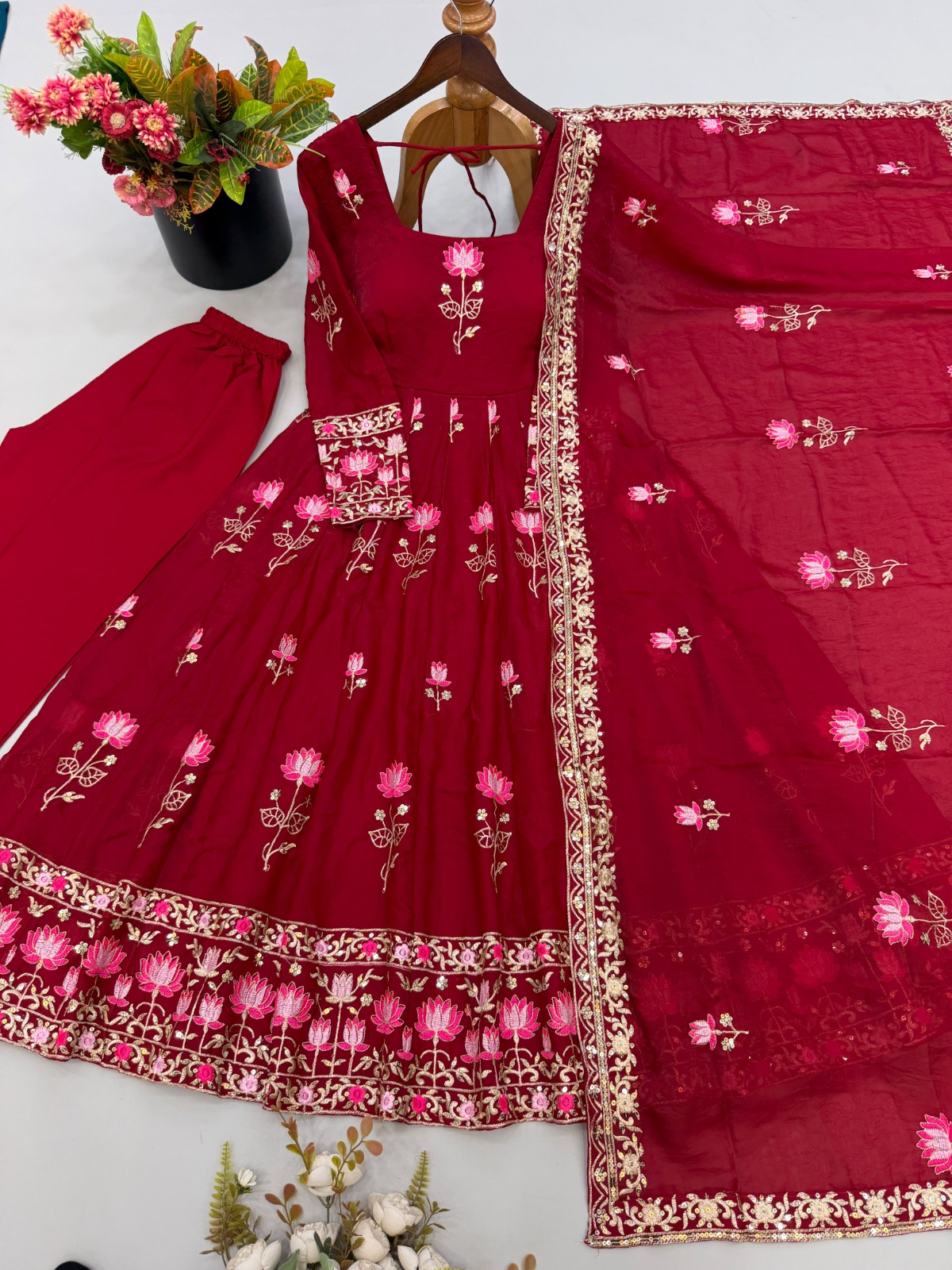 White Anarkali ( WH3 )