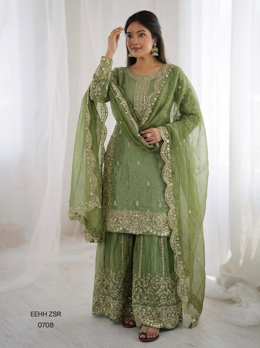 Women’s Ethnic Wear Sharara Set (SH10)