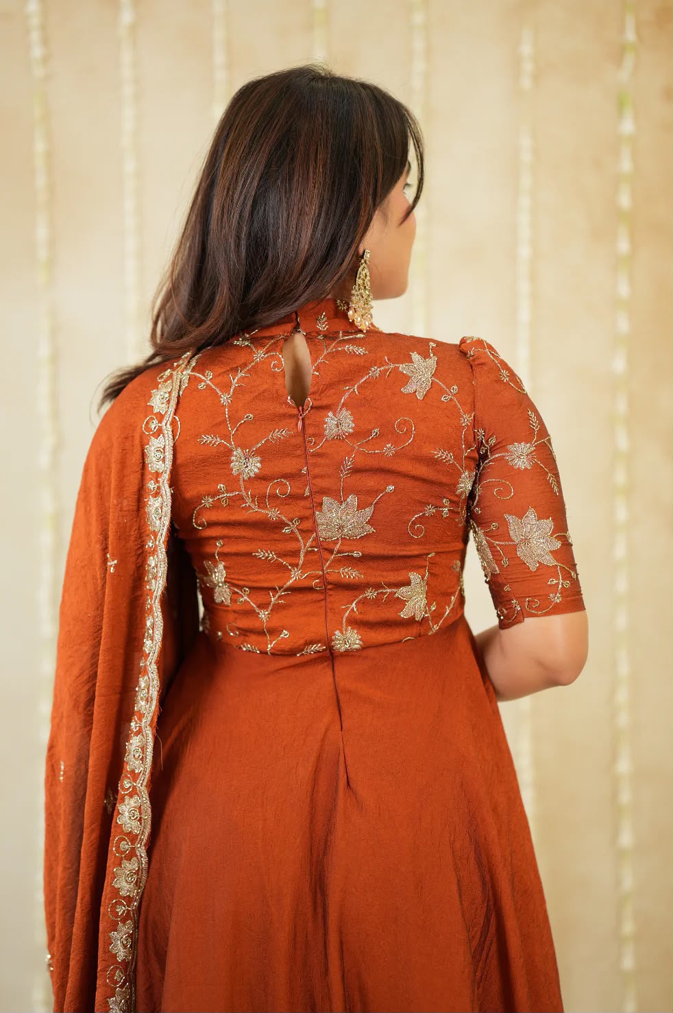 Rangoli Crush Gown + dupatta ( RCG01)