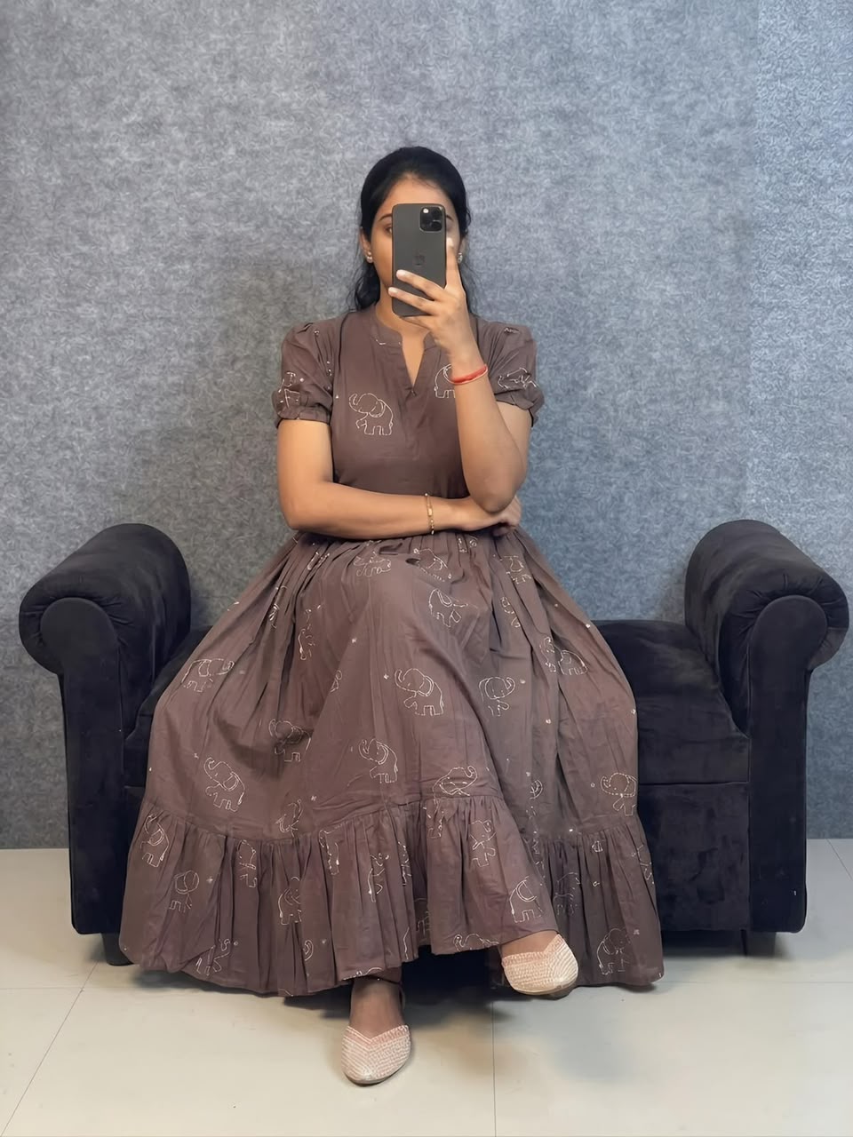 SLUB COTTON ANARKALI (A02)
