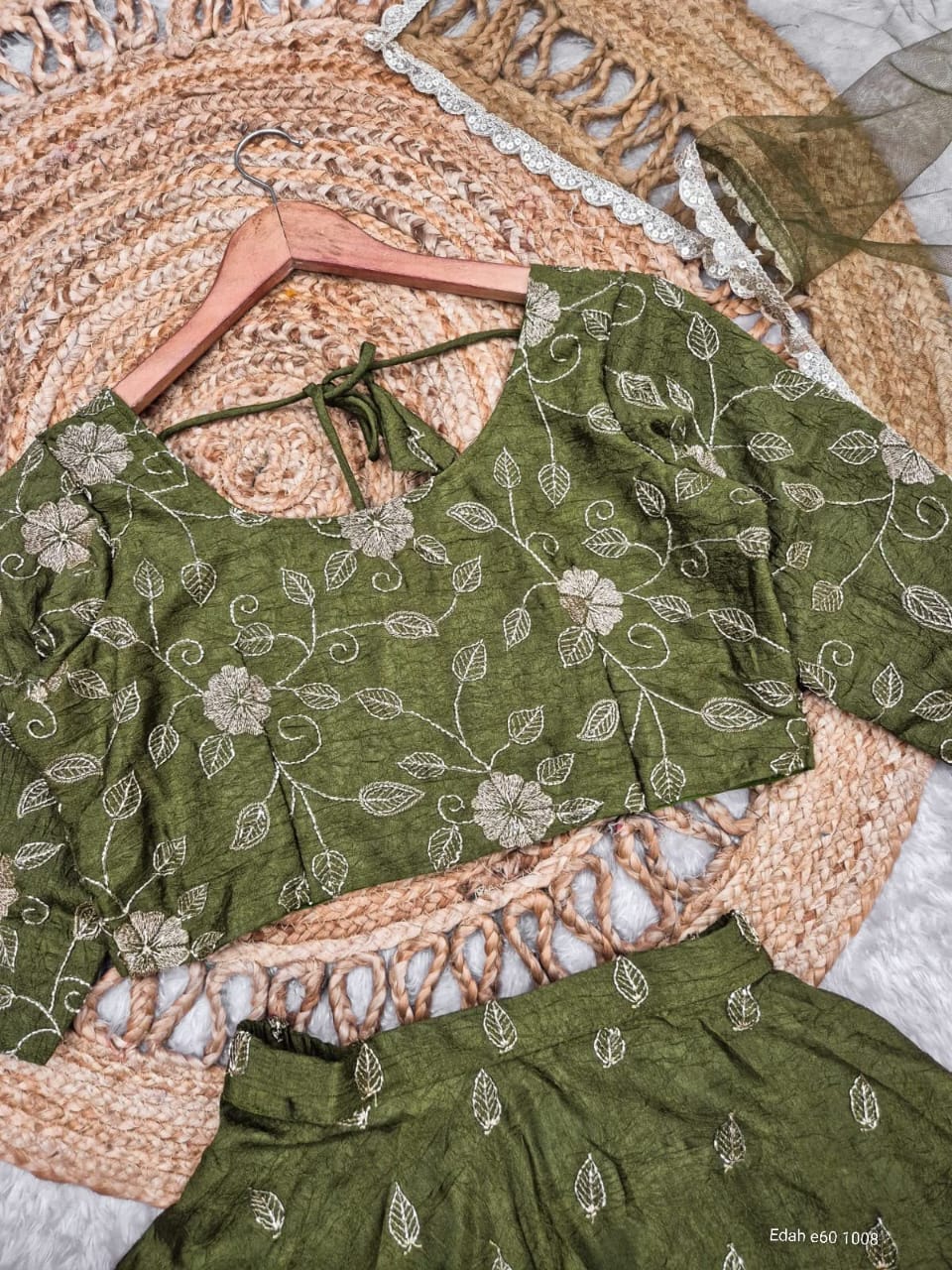 Rangoli Crushed Lehenga (GL1)