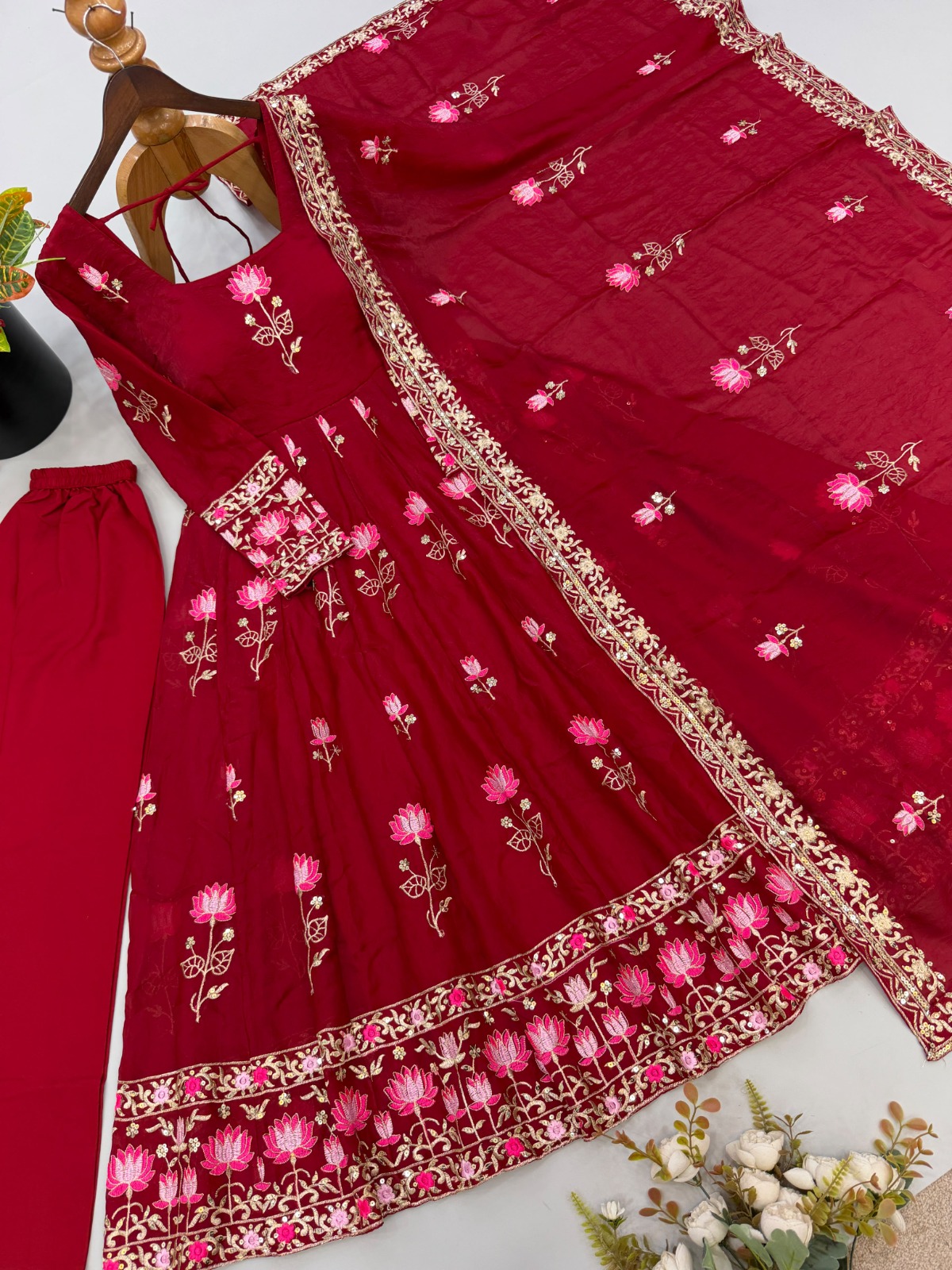 White Anarkali ( WH3 )