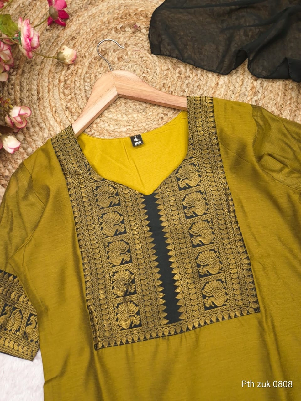 KANCHI COTTON TYPE KURTA DUPATTA SET (KC01)