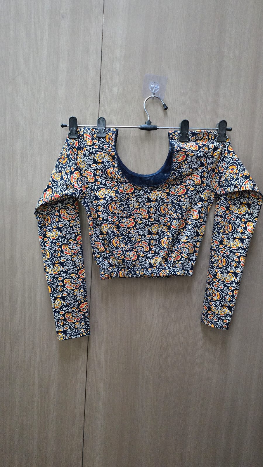 Full Sleeve Strachable kalamkari blouse (BL08)