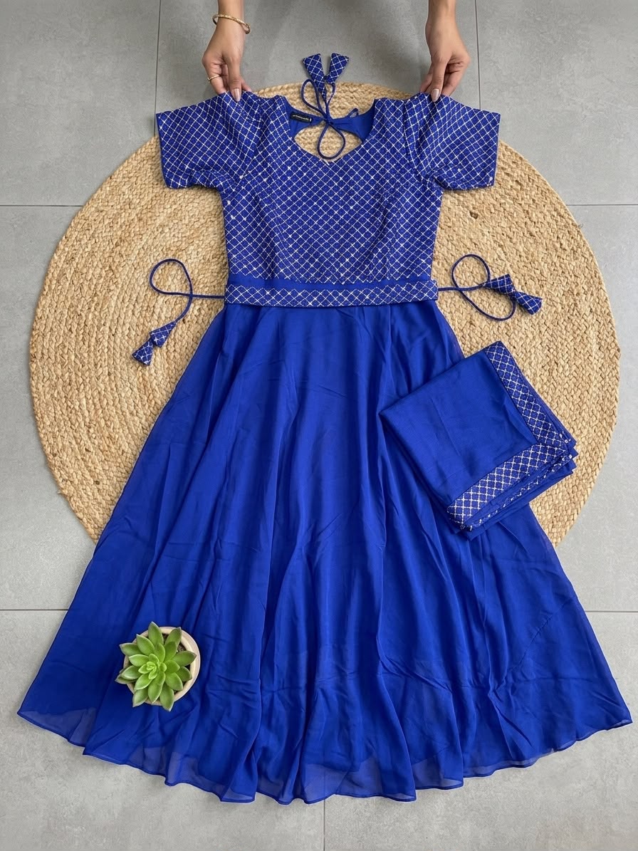 Exquisite Sparkling Anarkali (ESA06)