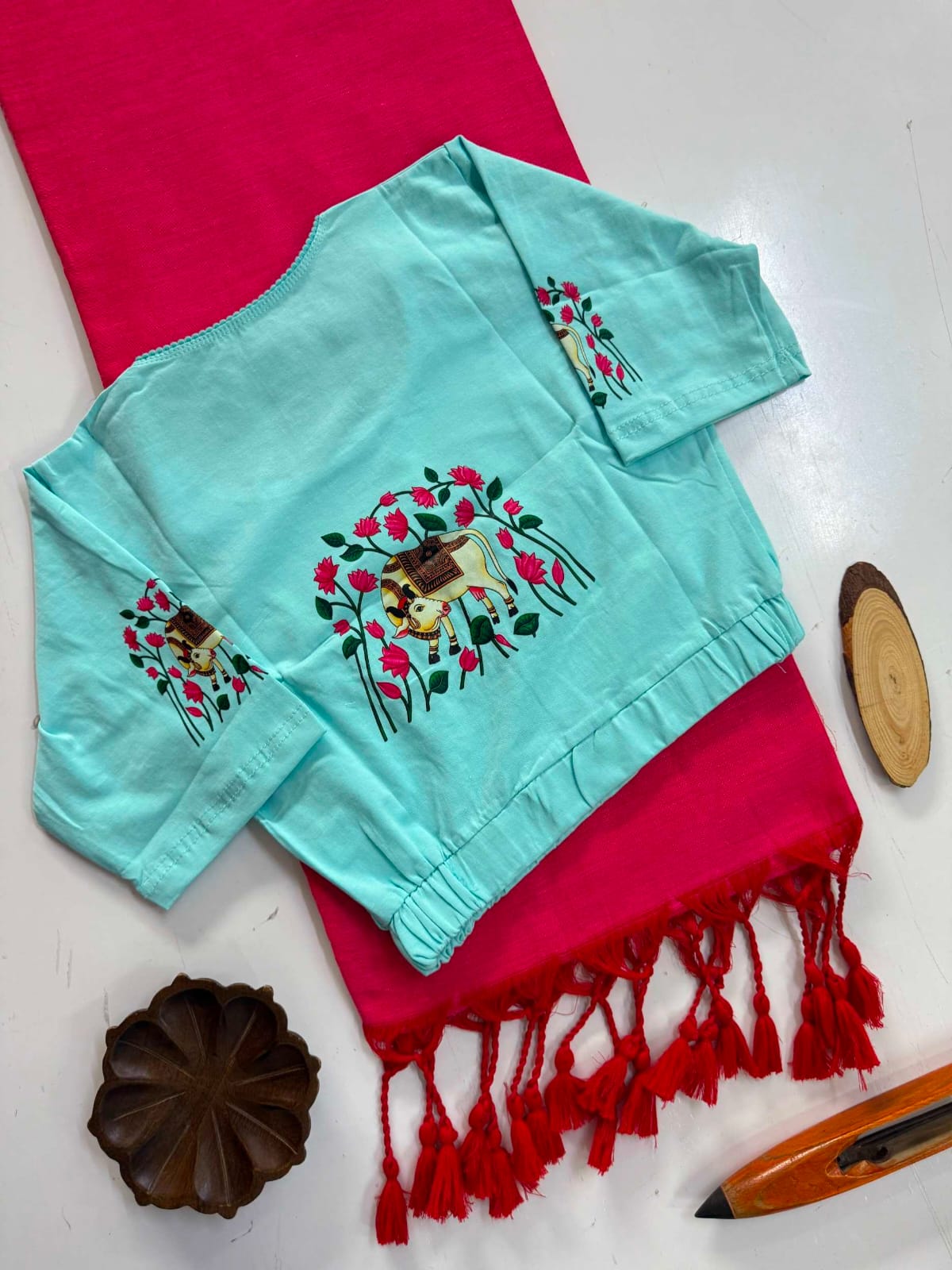 Handloom Khadi  COTTON Saree with BLOUSE (SB10)