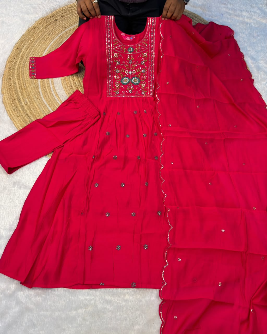 Soft Mul chanderi 3 pcs set (MC01)