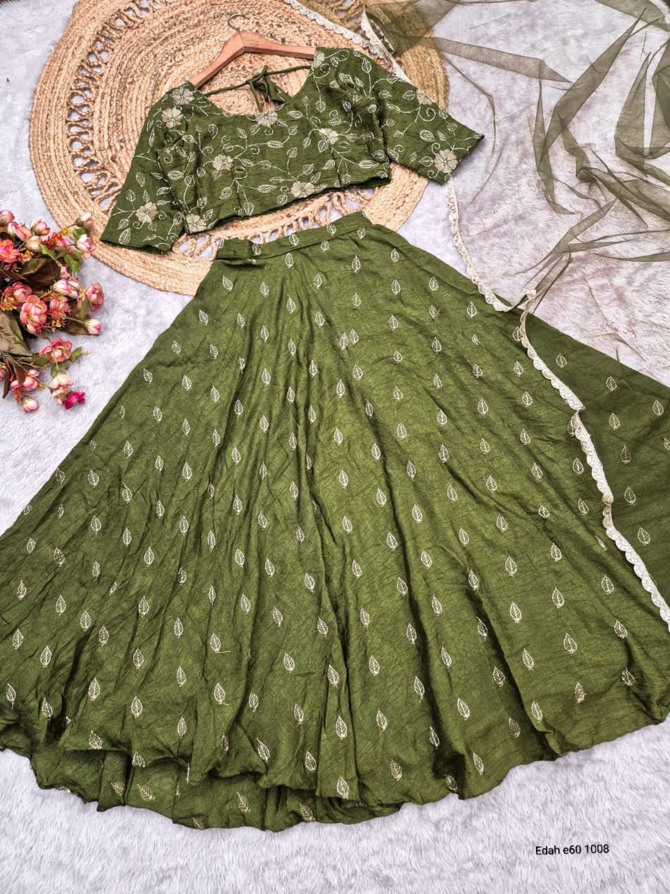 Rangoli Crushed Lehenga (GL1)