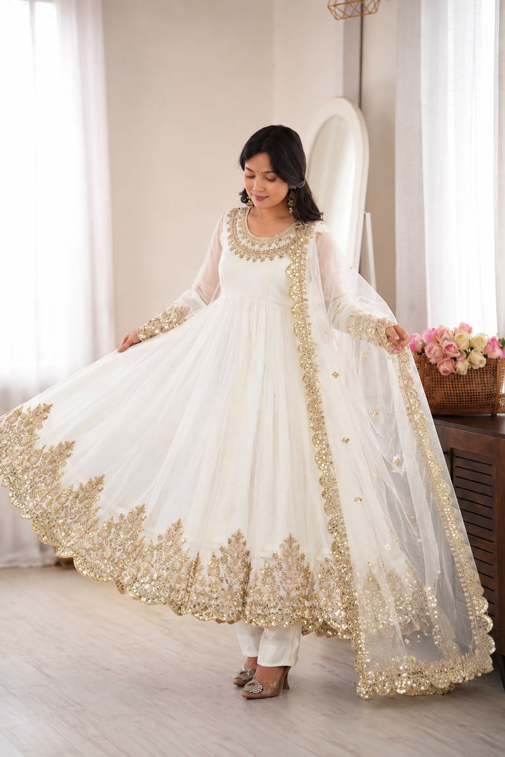Designer Doremon Crush gown( DDD01)