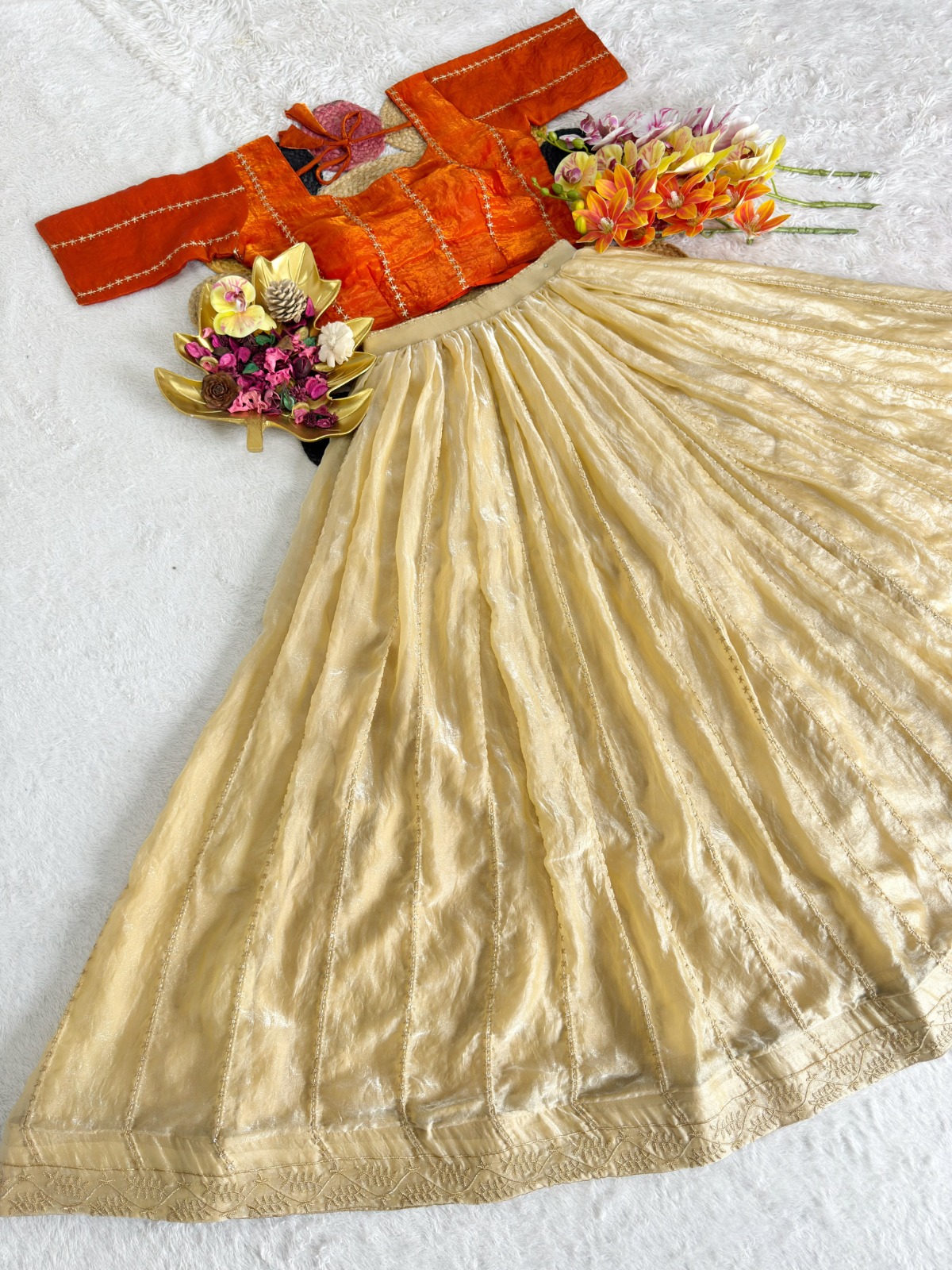 Space Silk Lehenga with Blouse(LB01)