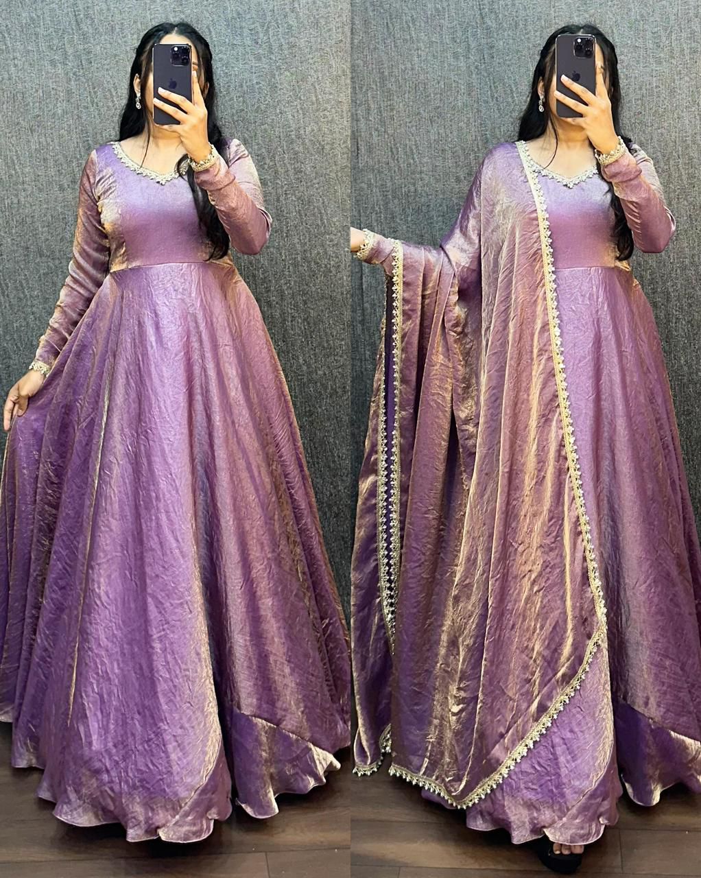 Fendy Silk Premium Designer Gown (FP03)