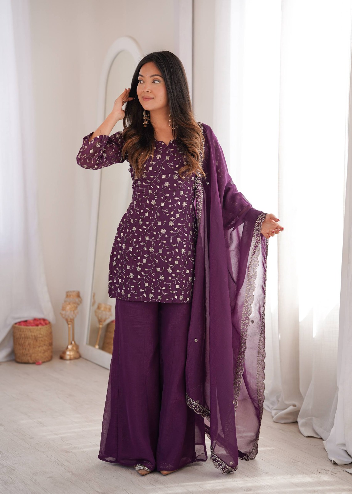 Designer Bell Bottom 3 piece suit (BB01)
