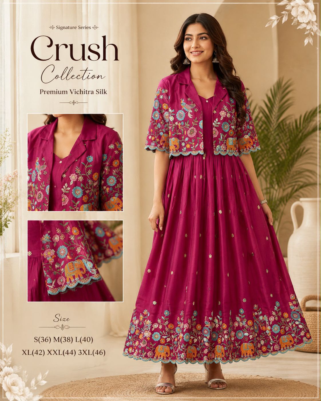 Gown with Jacket ( GJ05)