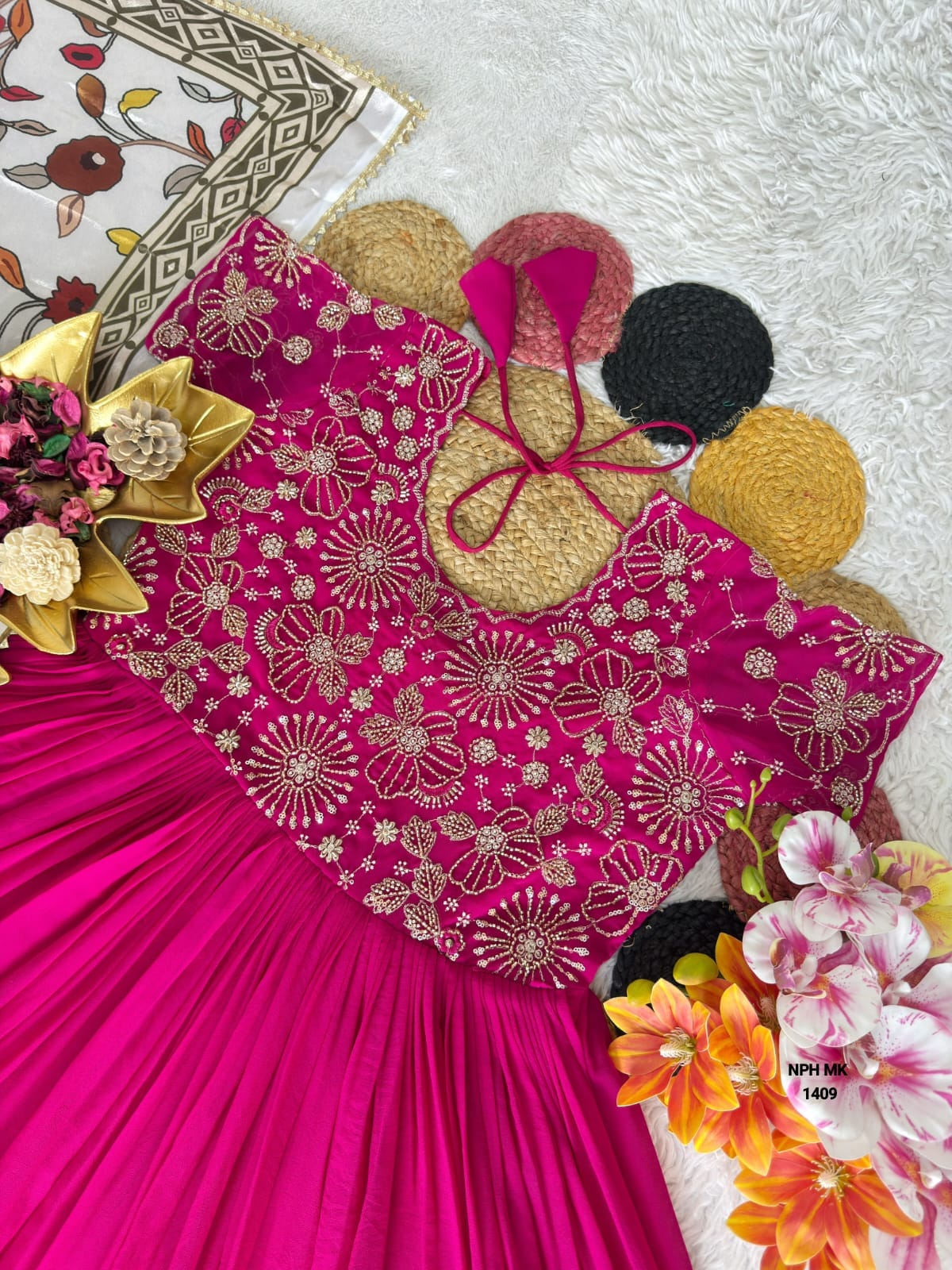 Maggam Work Gown ( MO04)
