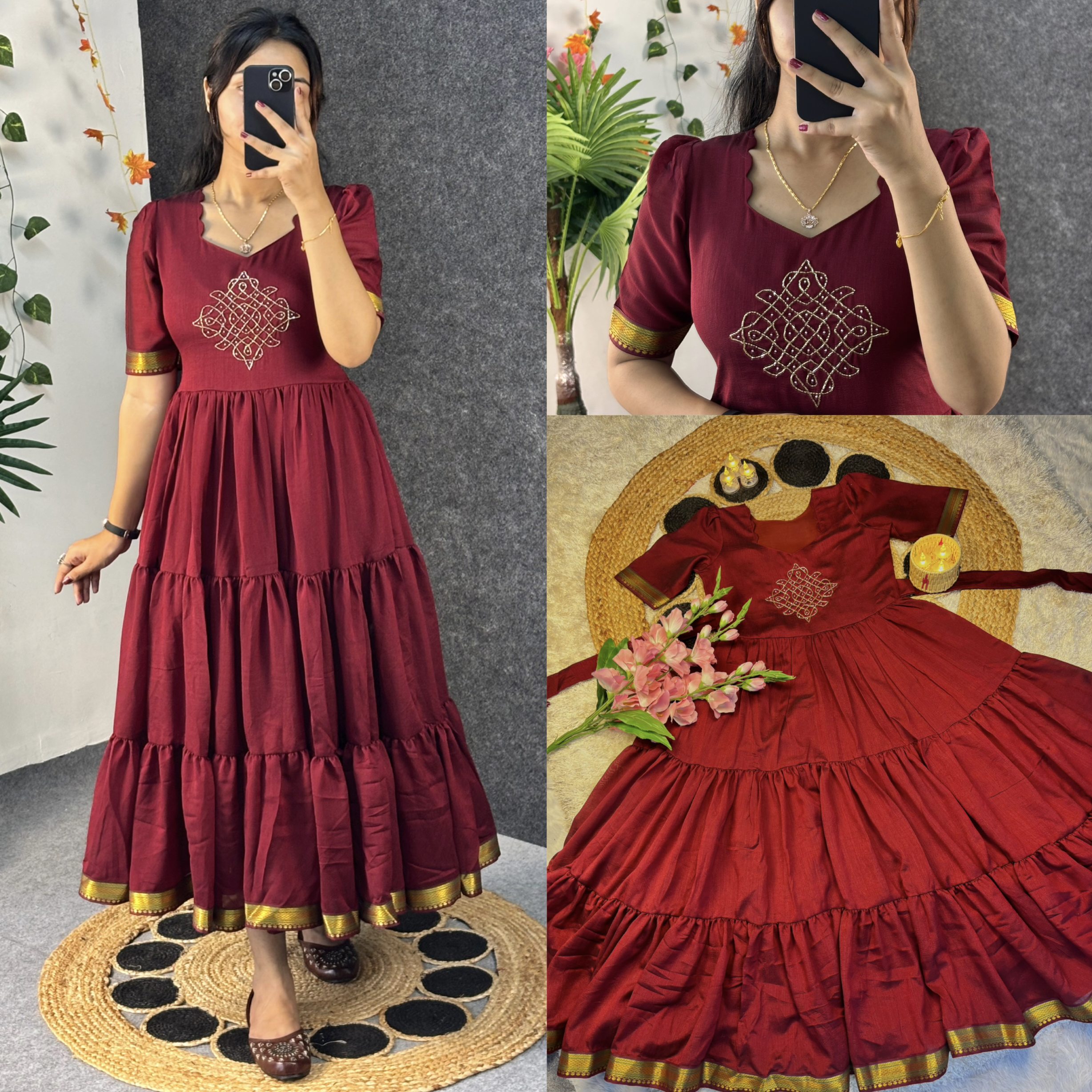 Three Tierd Gown ( VTT02)
