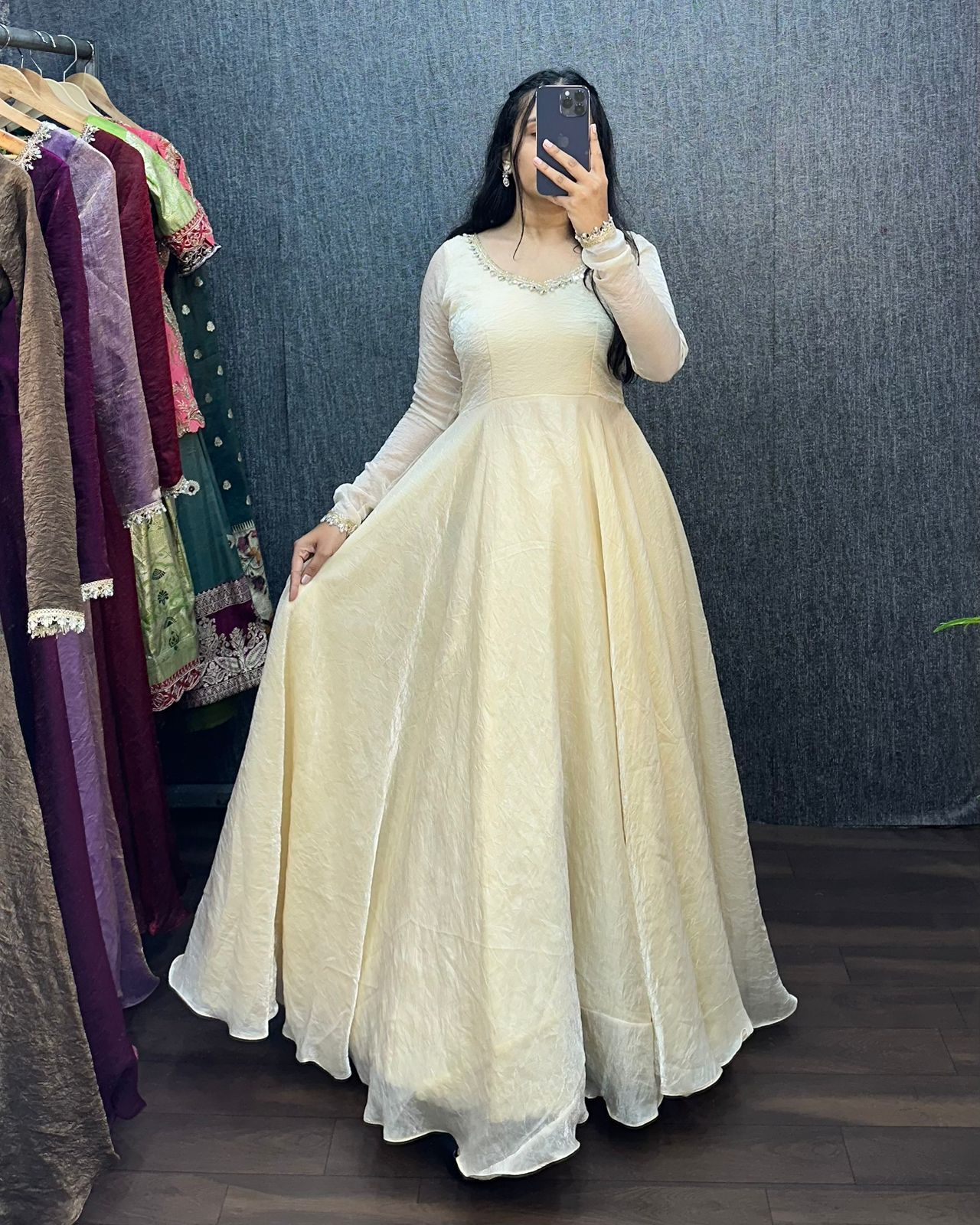 Fendy Silk Premium Designer Gown (FP01)