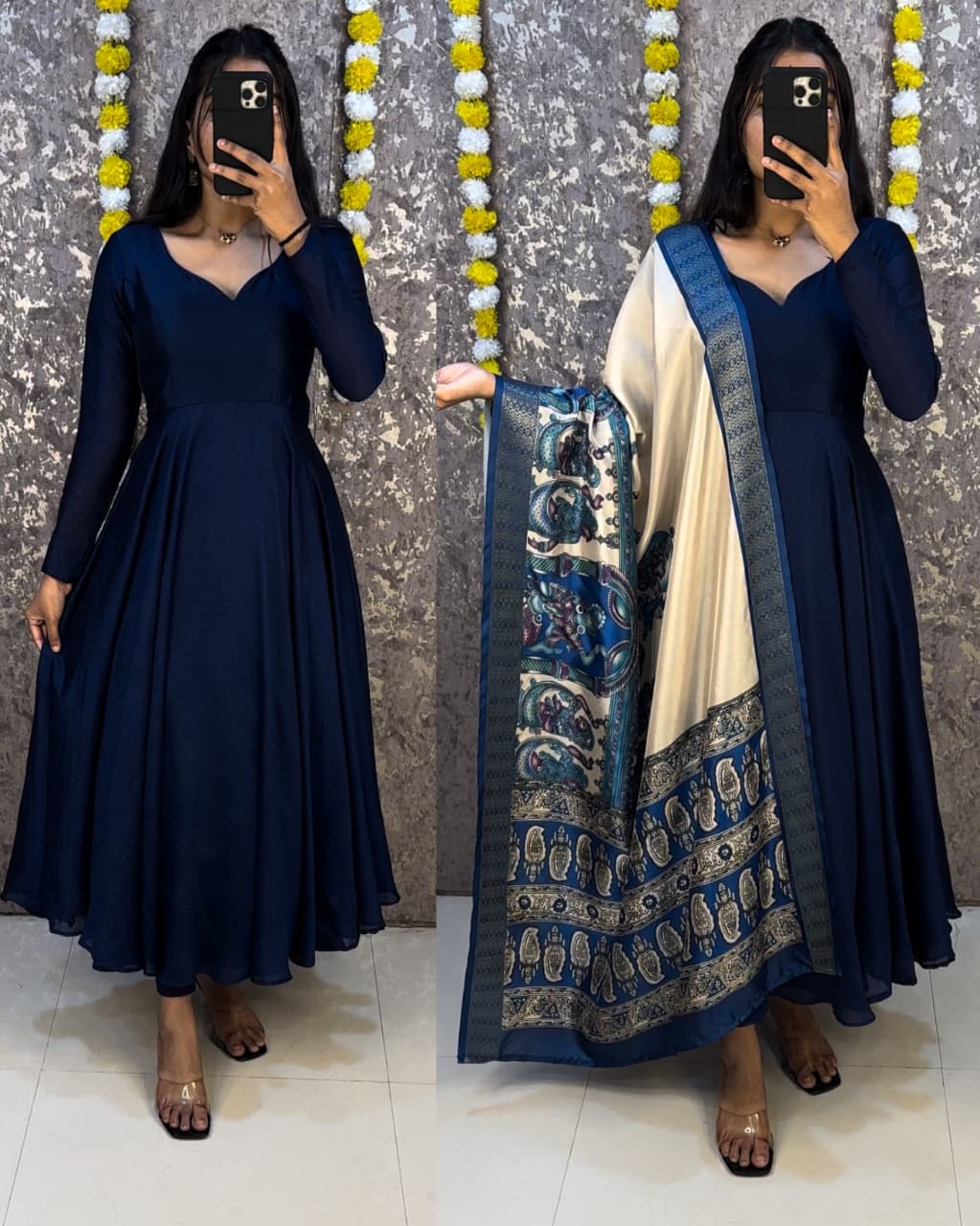 Blooming vichithra silk ( heavy quality ) (VS01)