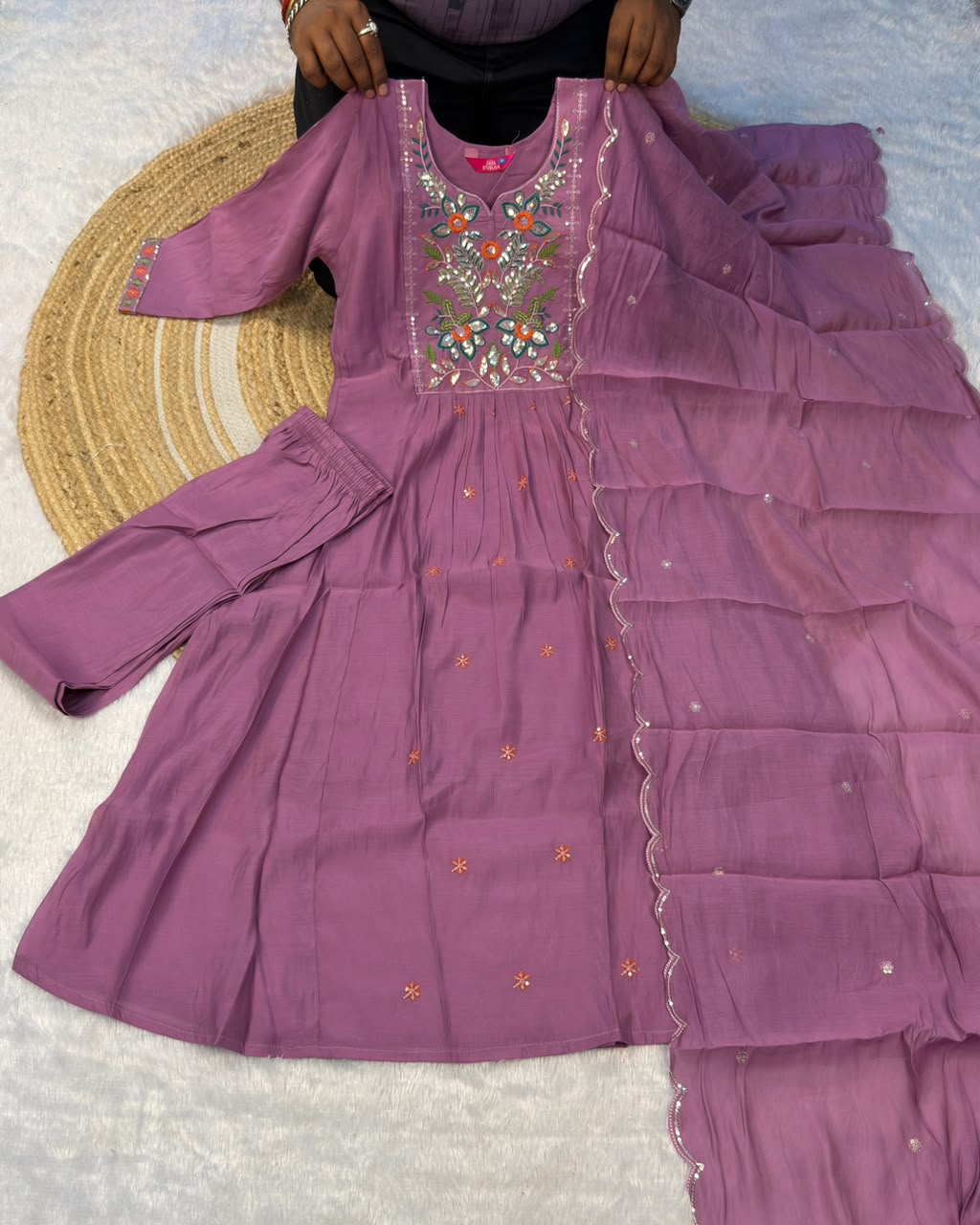 Soft Mul chanderi 3 pcs set (MC08)