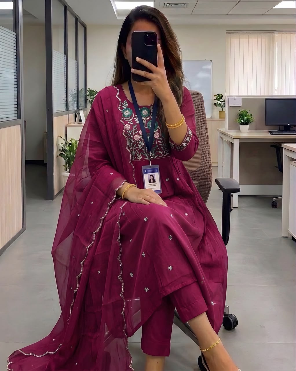Soft Mul chanderi 3 pcs set (MC05)