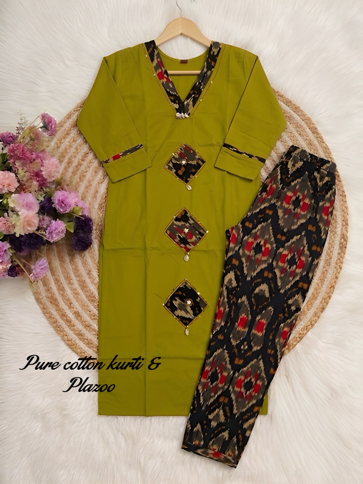 Pure cotton long kurti (LK04)