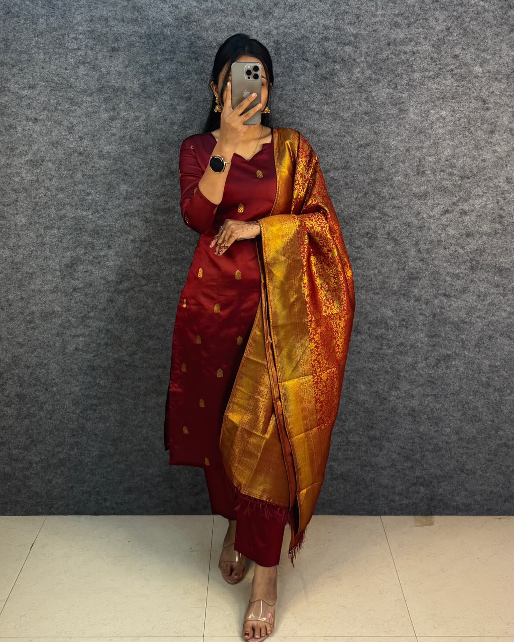 Banarasi Grand Kurti Set (BK03)