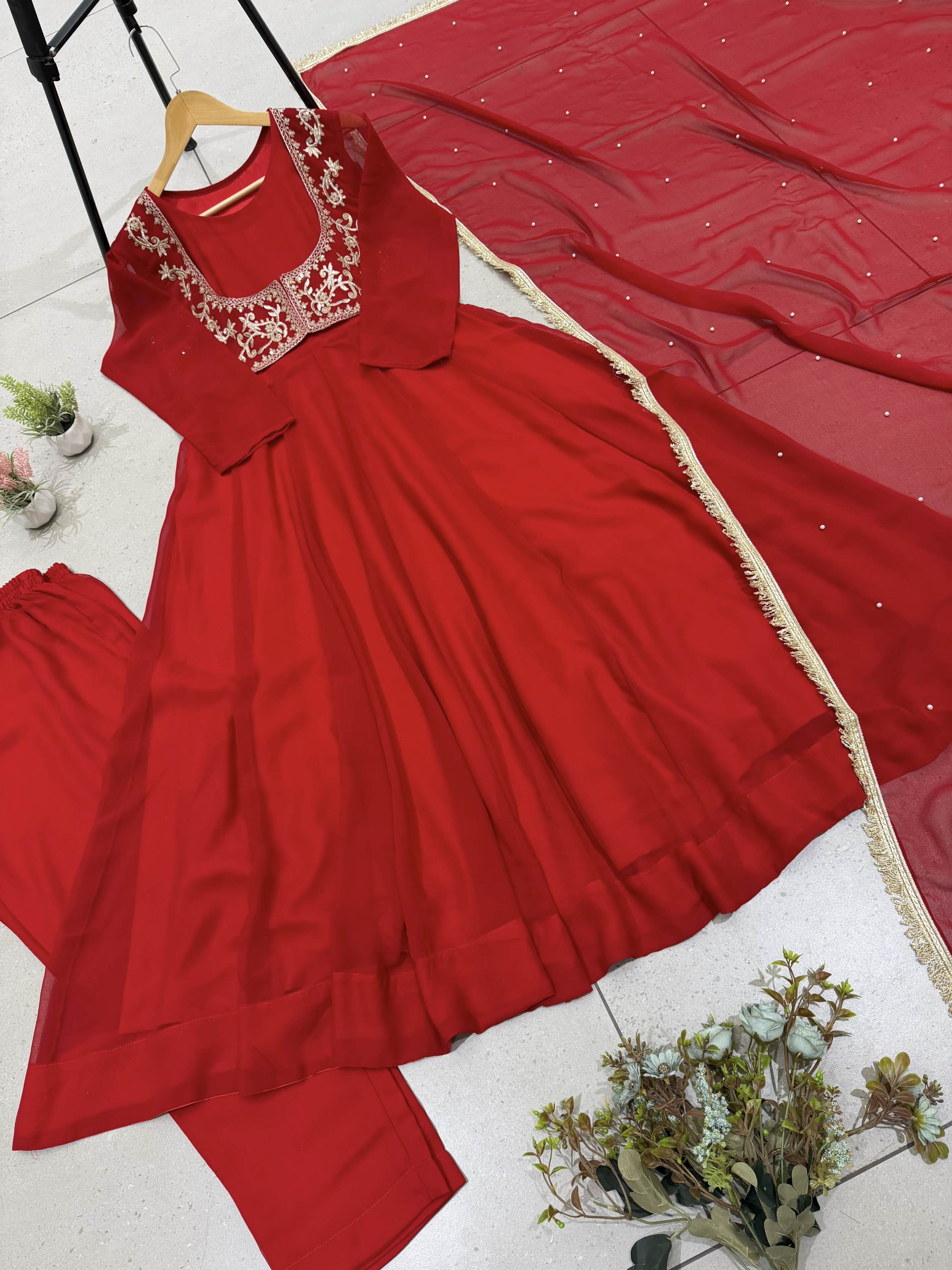 Anarkali Red (KA01)