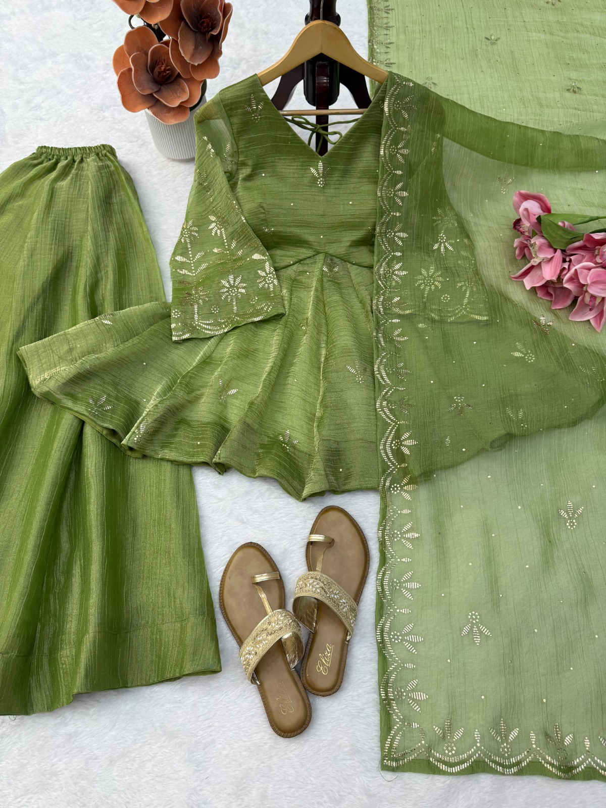 Salsa Silk peplum Set (SSP01)