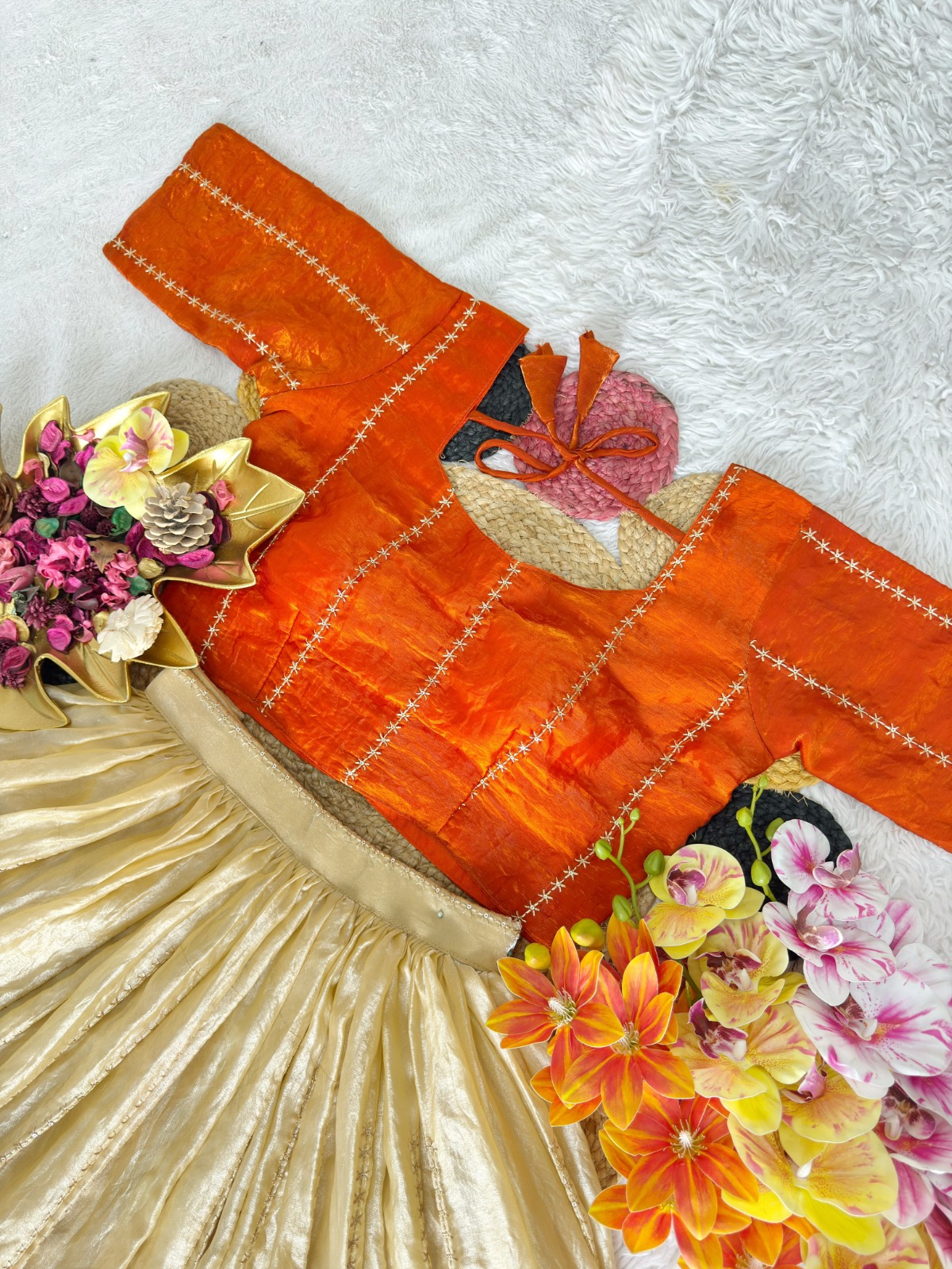 Space Silk Lehenga with Blouse(LB01)