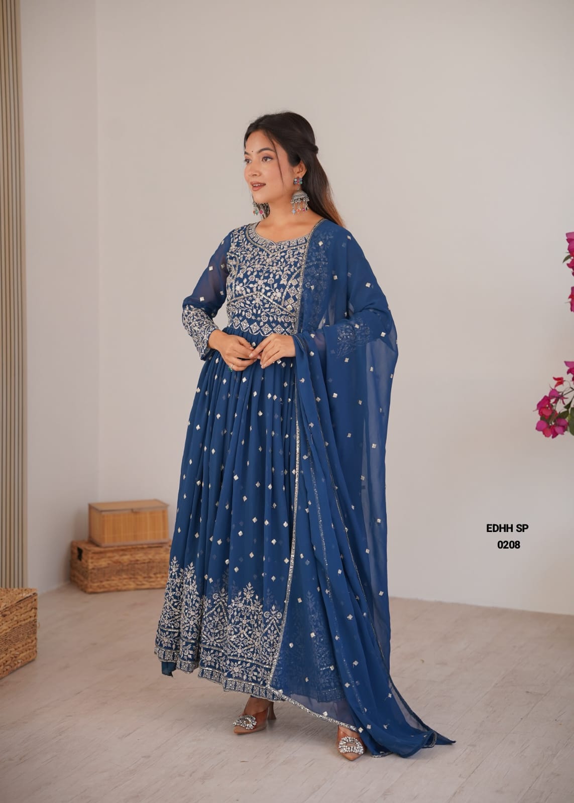 Heavy Faux Georgette Anarkali (FGA01)