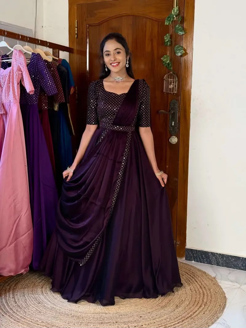 Exquisite Sparkling Anarkali (ESA01)
