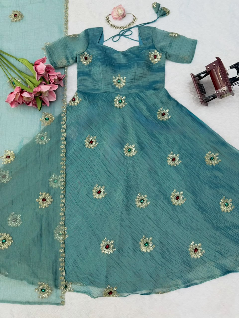Stone work Salsa silk maxy (sky2)